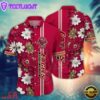 NCAA Boston College Eagles Flower Summer Aloha Button Hawaiian Shirt