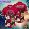 NCAA Boston College Eagles Flower Tropical Summer Beach Hawaiian Shirt