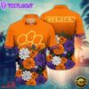 NCAA Clemson Tigers Flower Tropical Summer Beach Hawaiian Shirt