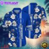 NCAA Duke Blue Devils Flower Summer Aloha Button Hawaiian Shirt