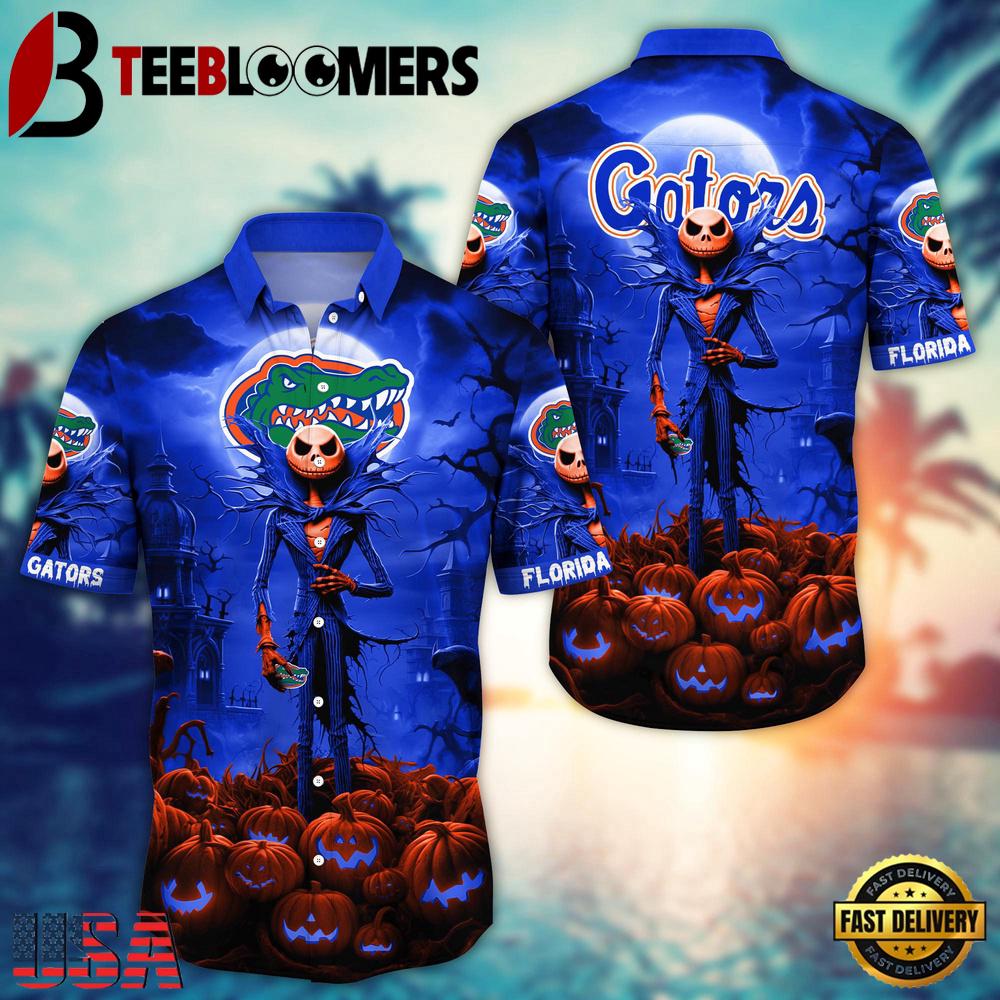NCAA Florida Gators Halloween Jack Hawaiian Shirt