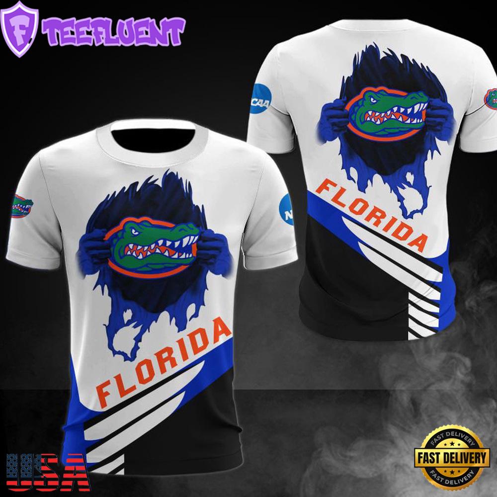 NCAA Florida Gators Logo Team All Over Print T Shirt