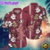 NCAA Florida State Seminoles Flower Summer Aloha Button Hawaiian Shirt