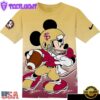 NCAA Football Florida State Seminoles Mickey All Over Print T-Shirt