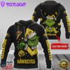 Ncaa Iowa Hawkeyes Football Team The Grinch Custom Name Hoodie