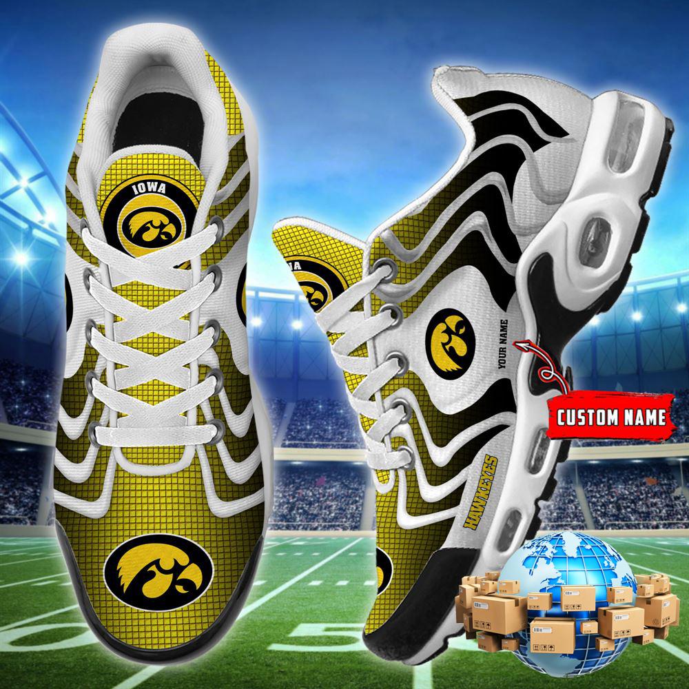 NCAA Iowa Hawkeyes Football Team TN Shoes - Custom Name