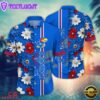 NCAA Kansas Jayhawks Flower Summer Aloha Button Hawaiian Shirt