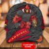 NCAA Louisville Cardinals 3D Mascot Custom Baseball Cap