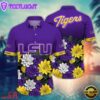 NCAA LSU TIGERS Flower Tropical Summer Beach Hawaiian Shirt