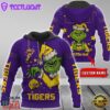 Ncaa Lsu Tigers Football Team The Grinch Custom Name Hoodie Gift Xmas 2 Ncaa Lsu Tigers Football Team The Grinch Custom Name Hoodie