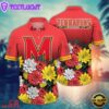 NCAA Maryland Terrapins Flower Tropical Summer Beach Hawaiian Shirt