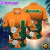 NCAA Miami Hurricanes Flower Tropical Summer Beach Hawaiian Shirt