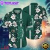 NCAA Michigan State Spartans Flower Summer Aloha Button Hawaiian Shirt