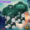 NCAA Michigan State Spartans Flower Tropical Summer Beach Hawaiian Shirt
