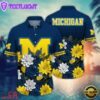 NCAA Michigan Wolverines Flower Tropical Summer Beach Hawaiian Shirt