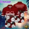 NCAA Mississippi State Bulldogs Flower Tropical Summer Beach Hawaiian Shirt