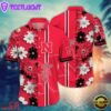 NCAA Nebraska Cornhuskers Flower Summer Aloha Button Hawaiian Shirt