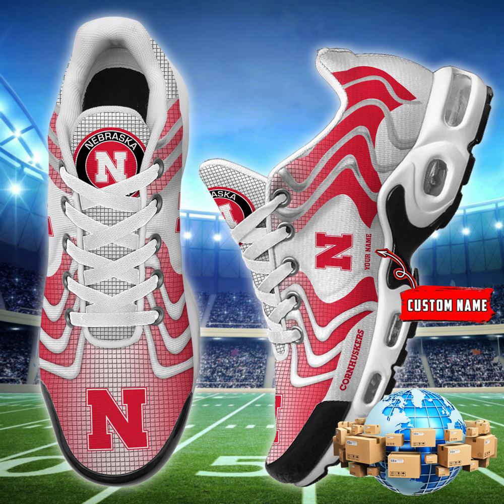 NCAA Nebraska Cornhuskers Football Team TN Shoes - Custom Name
