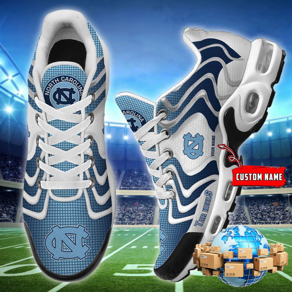 NCAA North Carolina Tar Heels Football Team TN Shoes - Custom Name