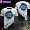 NCAA North Carolina Tar Heels Logo Team All Over Print T Shirt