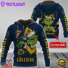 Ncaa Notre Dame Fighting Irish Football Team The Grinch Custom Name Hoodie Gift Xmas 2 Ncaa Notre Dame Fighting Irish Football Team The Grinch Custom Name Hoodie