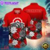NCAA Ohio State Buckeyes Flower Tropical Summer Beach Hawaiian Shirt
