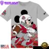 NCAA Ohio State Buckeyes Mickey All Over Print T-Shirt