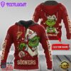 Ncaa Oklahoma Sooners Football Team The Grinch Custom Name Hoodie Gift Xmas 2 Ncaa Oklahoma Sooners Football Team The Grinch Custom Name Hoodie