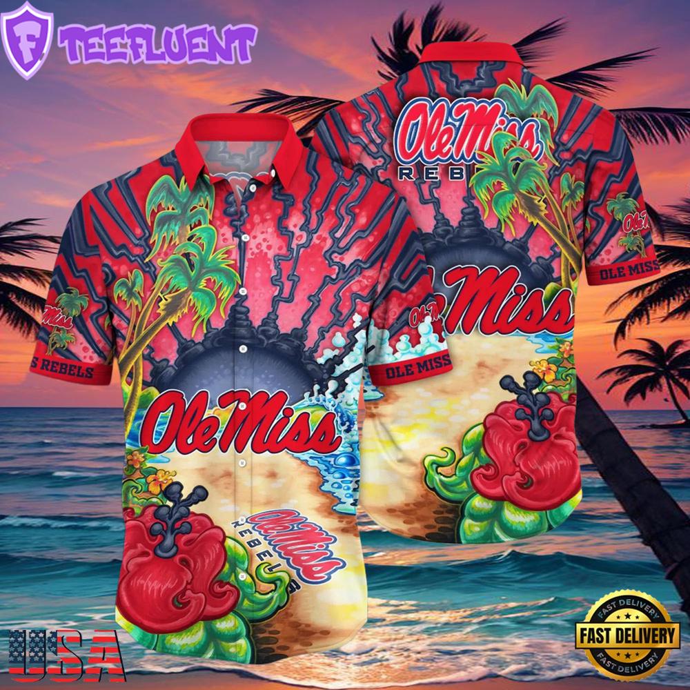 NCAA Ole Miss Rebels New Design Hawaiian Shirt