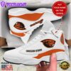 NCAA Oregon State Beavers Custom Name White Air Jordan 13 Shoes For Men Women