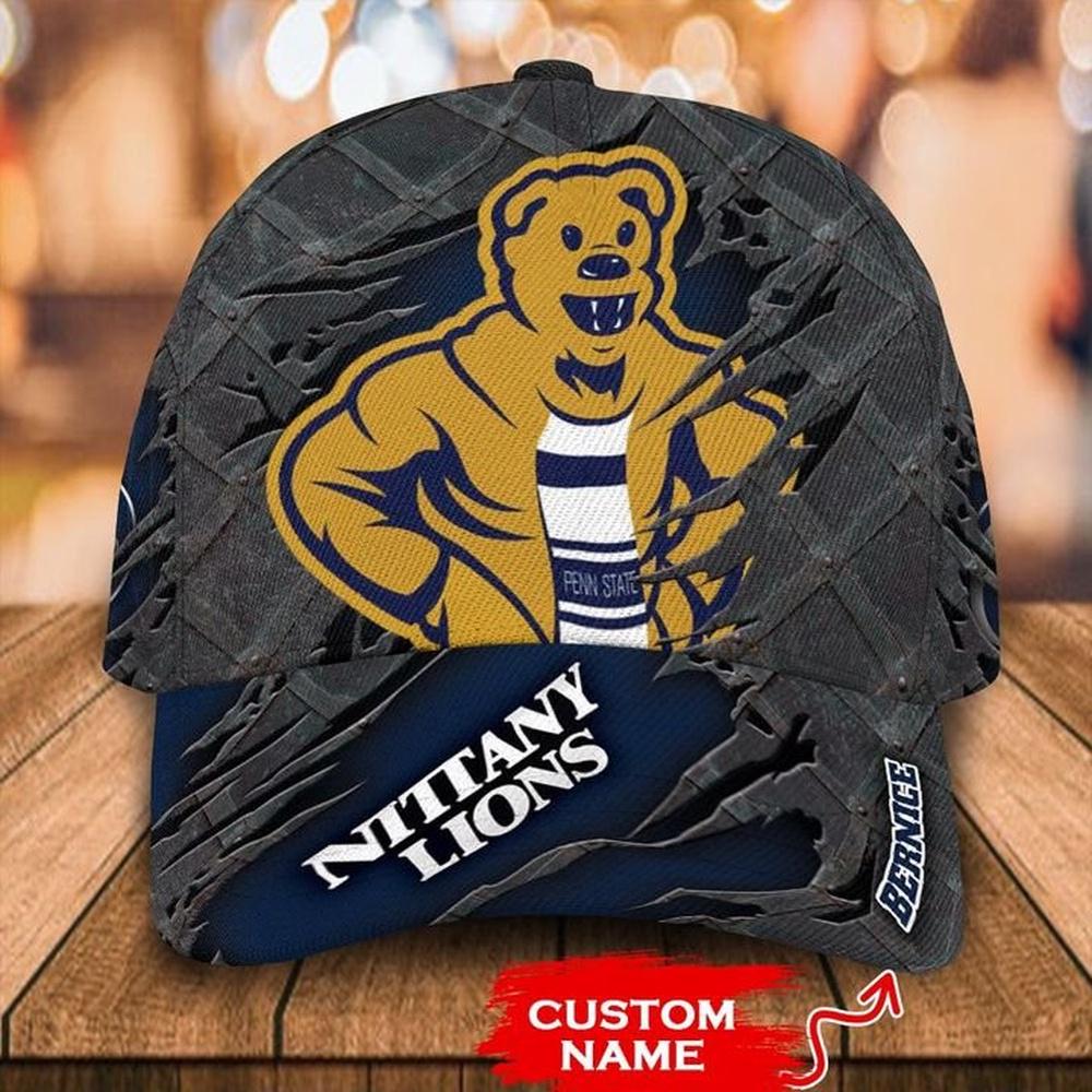 NCAA Penn State Nittany Lions3D Mascot Custom Baseball Cap