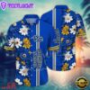 NCAA Pittsburgh Panthers Flower Summer Aloha Button Hawaiian Shirt