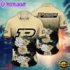 NCAA Purdue Boilermakers Flower Tropical Summer Beach Hawaiian Shirt
