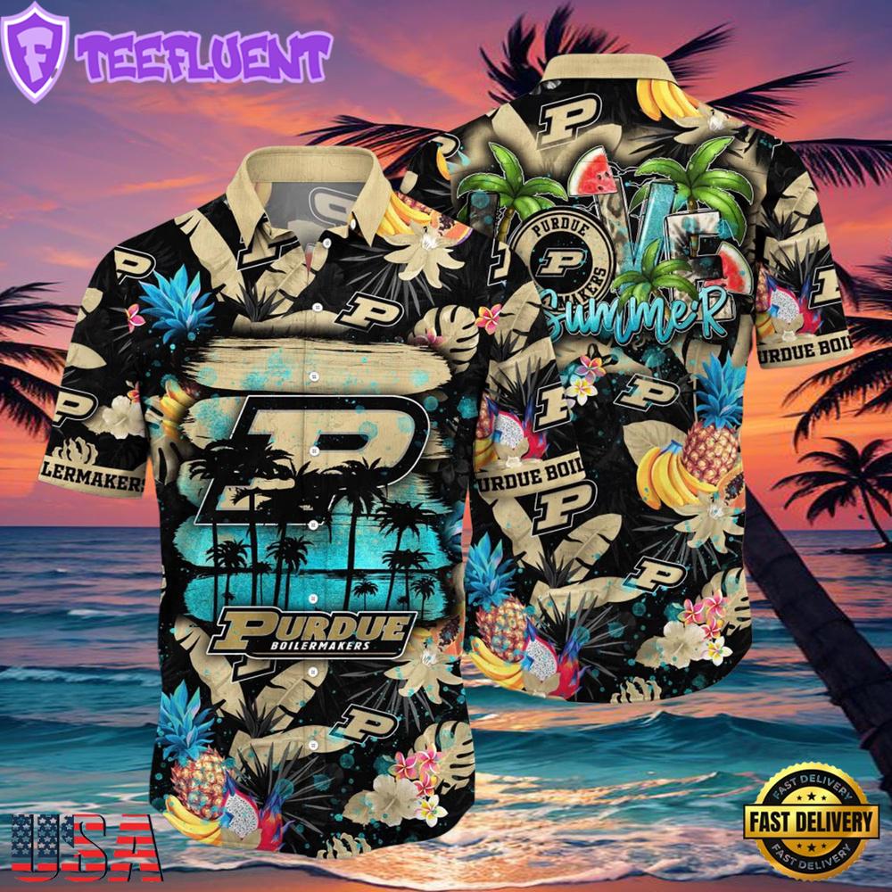 NCAA Purdue Boilermakers New Design Hawaiian Shirt
