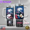 NCAA South Alabama Jaguars Mickey Mouse Custom Stanley Quencher 40oz Stainless Steel Tumbler With Handle