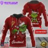 Ncaa Stanford Cardinal Football Team The Grinch Custom Name Hoodie Gift Xmas 2 Ncaa Stanford Cardinal Football Team The Grinch Custom Name Hoodie