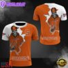 NCAA Syracuse Orange Halloween Skeleton All Over Print T Shirt