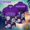NCAA TCU Horned Frogs Flower Tropical Summer Beach Hawaiian Shirt