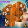 NCAA Texas Longhorns Flower Summer Aloha Button Hawaiian Shirt