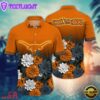 NCAA Texas Longhorns Flower Tropical Summer Beach Hawaiian Shirt