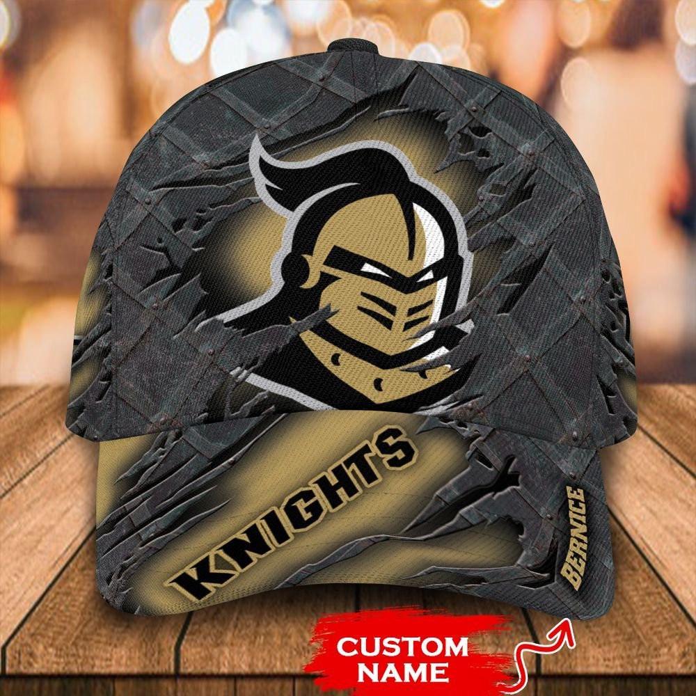 NCAA UCF Knights 3D Mascot Custom Baseball Cap