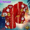 NCAA USC Trojans Flower Summer Aloha Button Hawaiian Shirt
