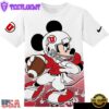 NCAA Utah Utes football Mickey All Over Print T-Shirt