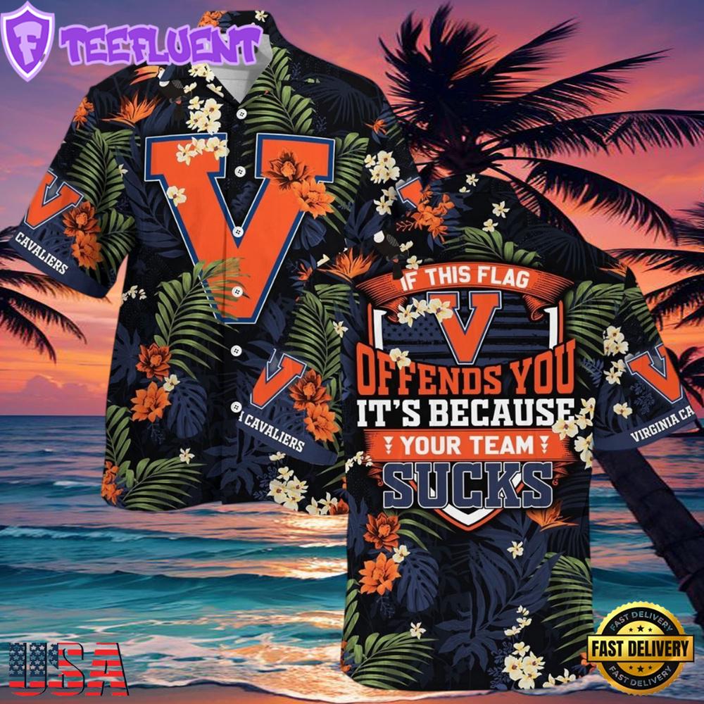 NCAA Virginia Cavaliers Offends You Trendy New Design Hawaiian Shirt