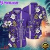 NCAA Washington Huskies Flower Summer Aloha Button Hawaiian Shirt