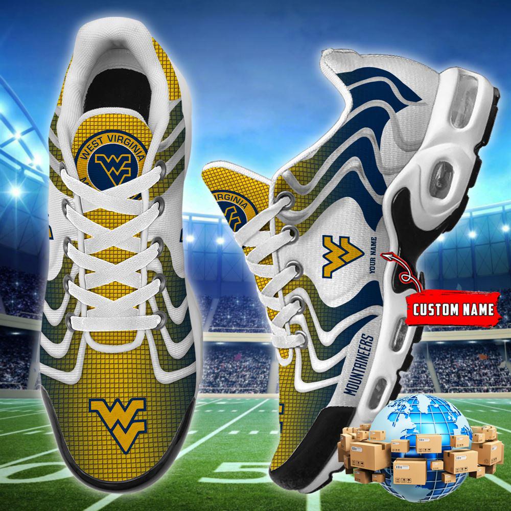 NCAA West Virginia Mountaineers Football Team TN Shoes - Custom Name
