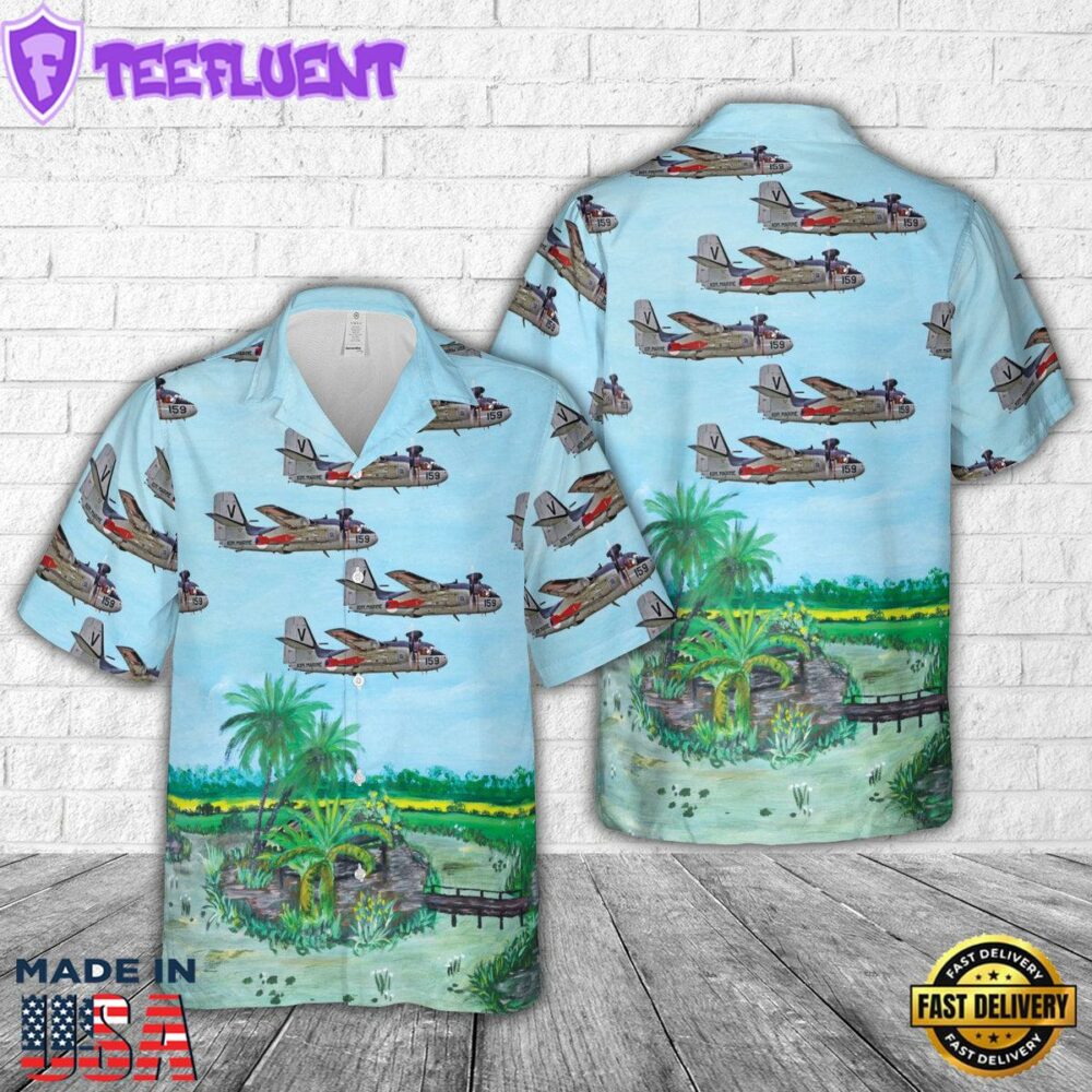 Netherlands Navy Grumman US-2N Tracker 159 Hawaiian Shirt