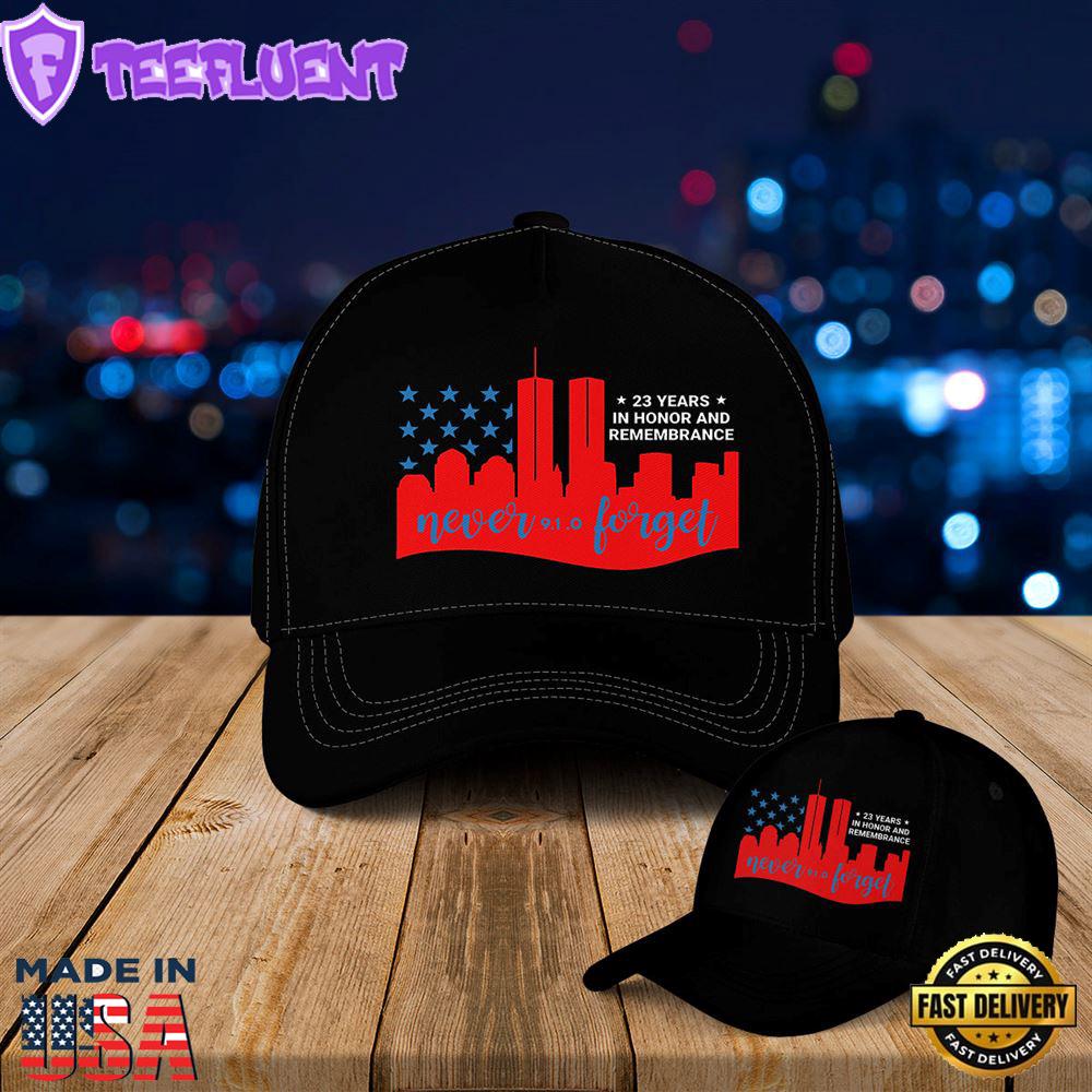 Never Forget September 11th Baseball Cap