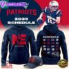 New England Patriots 2025 National Football League NFL Schedule Hoodie