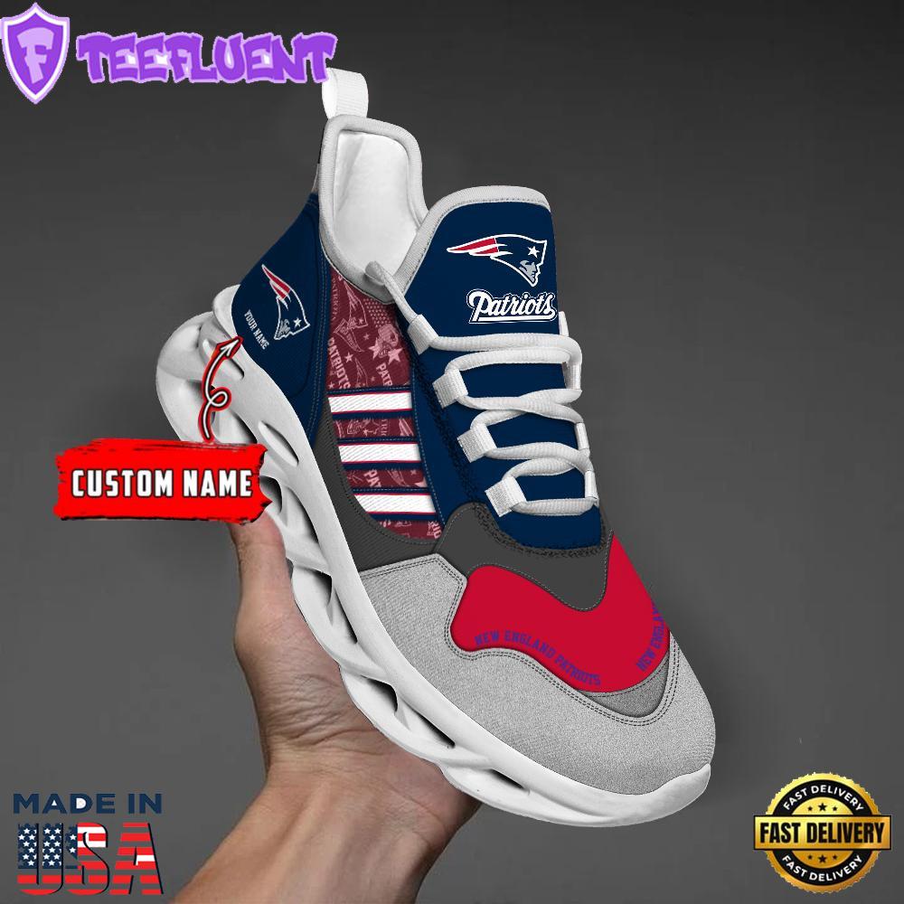 New England Patriots Clunky Max Soul Shoes NFL Personalized